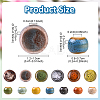 70Pcs 8 Styles Handmade Porcelain Beads PORC-YW0001-50-3