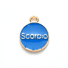 Alloy Enamel Pendants X-ENAM-S124-01A-02L-3