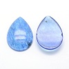 Blue Watermelon Stone Glass Cabochons X-G-P393-G03-2