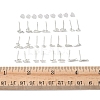 2 Pairs Alloy Stud Earrings for Women EJEW-FS0001-27L-5