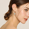Light Gold Plated Alloy Enamel Charms ENAM-CJ0001-09-6