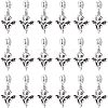 CHGCRAFT 36Pcs Tibetan Style Alloy European Dangle Charms FIND-CA0005-60-1