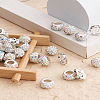 Cheriswelry 100Pcs 4 Styles Pave Disco Ball Beads RB-CW0001-01-18