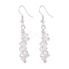 Natural Quartz Crystal Chips Beaded Jewelry Set SJEW-JS01232-05-5