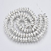 Electroplated Natural Lava Rock Beads Strands G-T114-66S-2