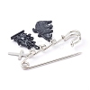 Iron Safety Brooch for Halloween JEWB-BR00048-03-3