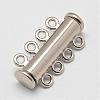 Alloy Magnetic Slide Lock Clasps PALLOY-P103-03-2