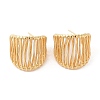 Rack Plating Brass Stud Earrings for Women EJEW-G394-09G-1