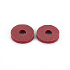 Handmade Polymer Clay Beads Strands CLAY-R089-8mm-T007-3