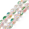 Handmade Lampwork Beads Strands LAMP-F029-01H-1