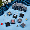20Pcs Transparent Plastic Loose Diamond Storage Boxes with Sponge Inside CON-CL0001-24-4