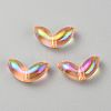 Transparent UV Plating Acrylic Beads TACR-TAC0001-09A-01-1