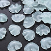 Transparent Baking Painted Imitation Jade Glass Pendants DGLA-Q025-001B-2
