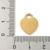 Ion Plating(IP) 304 Stainless Steel Pendants FIND-M017-01G-L-3