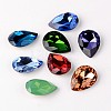 Faceted Teardrop K9 Glass Rhinestone Cabochons RGLA-I001-18x13mm-M-1
