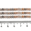 Natural Multi-Moonstone Beads Strands G-B074-B08-02-5