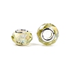 Transparent Glass European Beads GPDL-N004-D14mm-A03-2