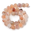 Natural Red Agate Beads Strands G-A248-A03-01-3