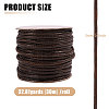 30M Braided Waxed Polyester Cords YC-WH0011-03D-2