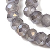 Baking Electroplate Glass Beads Strands DGLA-A039-J6MM-B06-3