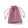 Velvet Jewelry Drawstring Storage Pouches ABAG-P013-02A-06-2