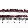 Electroplate Transparent Glass Beads Strands LS-EGLA-A035-T3mm-A13-4