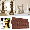 Silicone Chess Shaped Mold PH-DIY-WH0072-21-4
