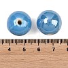Glazed Porcelain Beads X-PORC-D001-18mm-12-5