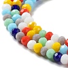 Glass Beads Strands EGLA-A034-M4mm-33-4