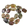 Natural Green Garnet Beads Strands G-B125-P24-01-3