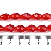 Transparent Glass Beads Strands EGLA-N013-T8mm-D12-4