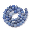 Natural Blue Aventurine Beads Strands G-T106-207-3
