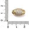 Brass Micro Pave Cubic Zirconia Beads KK-L229-022G-3