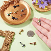 10Pcs 5 Colors 304 Stainless Steel Pendants STAS-TA0006-46-6