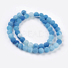 Natural Crackle Agate Beads Strands G-G055-8mm-2-2