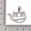 Non-Tarnish 201 Stainless Steel Pendants STAS-A094-14P-3