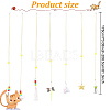 7Pcs 7 Styles Plush Toy AJEW-GO0001-15-2