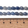 Natural Blue Aventurine Beads Strands G-K376-F13-01-5