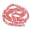 Crackle Glass Beads Strands GLAA-U001-8mm-13-3