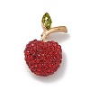 Apple Alloy Brooches JEWB-Q004-05KCG-4