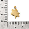 304 Stainless Steel Enamel Pendants STAS-I335-08G-3