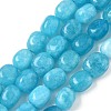 Dyed Natural Malaysia Jade Beads Strands G-P528-I14-01-1
