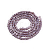 Opaque Solid Color Glass Beads Strands GLAA-N052-05A-A07-2