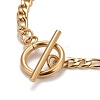 Ion Plating(IP)  304 Stainless Steel Chain Necklaces NJEW-A002-06G-3