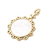 Natural Shell Pendants KK-H529-02G-01-2