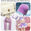 3 Rolls Super Bulky Plush Polyester Chenille Yarn OCOR-MB0001-06A-9