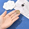 20Pcs 2 Styles Brass Spring Ring Clasps KK-YW0004-53-4