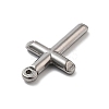 304 Stainless Steel Pendants LS-STAS-Z091-08AS-01-2