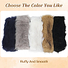 1Pc Faux Fur Fiber Yarn Warmer Headbands COHT-CY0001-01D-5