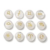 12 Constellation Natural Quartz Crystal Cabochons Set G-Q190-03C-1